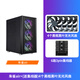 先马（SAMA）朱雀台式电脑主机箱 前板铁网/双面散热孔/宽体五金/支持ATX 朱雀air 黑机箱+4个黑色无光风扇（配集线器）
