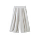 无印良品（MUJI） IDEE 女式平纹灯笼裤裤子女款夏季款女装纯棉 25年长裤 GA54CC5S 浅灰色 M （155/68A）