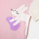 
MQDMINI children's clothing children's pajamas summer girls' home clothes children's home suit baby clothes Happy little rabbit pink 100
