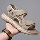 Rankdavey Light Luxury High-End-Marke Sandalen Männer 2025 Sommer Neuer Modetrendsport und Freizeitstrandschuhe für Männer, HHS9230 Green 40