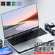 HEWU Book National Bank 2025 Intel + Core i7 laptop high-performance metal thin and light online course learning design business office game student portable AI terminal 19pro Intel (IPS full eye protection screen) 16G memory + 512G super-fast hard drive