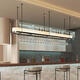 Hanoufei [luxe léger] Bar de luxe léger Rack de vin suspendu Creative Changhong acrylique brillant vin rouge Pot Hôtel Restaurant Bar Rose Gold Color Style 2: 12035