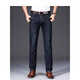 Septwolves summer thin cotton jeans men straight loose middle-aged daddy suit men's pants business casual long pants Middle-Blue (3889 summer) thin 29 (2 feet 2)