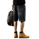 Rankdavid Light Luxury New Brand American Casual Denim Shorts Мужчины носят 5 минут.