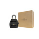 Coach (Coach) 23 Kordelschnallen Schließung Cowhide Leder -Rucksack Medium Damen Black Basic -Paket (Bag + Dust Bag)