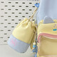 2025 Neue Schoolbag für weibliche Grundschüler Einfacher farbenfarb mehrschichtige japanische INS-INS-Stil Ultra-leichte süße Mädchen Schultern MC-818# Blau mit Lucky Bag