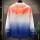 La Sunscreen Jacket Мужская градиент -цветная куртка мужская корейская стиль