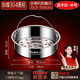 Olodo German rice cooker steaming tray universal steamer accessories 304 stainless steel rice cooker inner steamer drawer food grade steamer drawer portable 21cm suitable for 4L/5L spherical inner pot