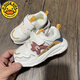 
G.DUCKKIDS little yellow duck children's shoes 25 spring and autumn style baby shoes for boys and girls Babu toddlers shoes for children's functional shoes for children non-slip and transparent 9227 light pink spring and autumn style leather surface 23 inner length 14.5cm