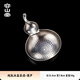 Rongshantang pure titanium gourd tea leaking tea filter tea filter tea water separator tea filter tea making artifact pure titanium ice crystal tea filter - gourd