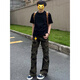 
Katuchi American retro cleanfit camouflage jeans men's summer fashion straight-leg work pants slim trousers Camouflage XL