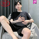 浪莎（LangSha）男士睡衣男夏季短袖纯棉男款夏天薄2025新款男生大码家居服 HDE-9928 L 男
