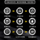 Lu Shizhe [Sommergeschenke] Watch Herrenmodentrend Koreanischer Schüler im koreanischen Stil Alarmuhr Waterdose Elektronik Uhr 6210 All Black [Geschenkbox + Batteriegeschenk]