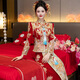 
Xiuhe Family Official Flagship Xiuhe Wedding Bride 2025 New Wedding Wedding Wedding Crown and Red Chests and Cabinet Dresses Wedding Toast Wedding N-843 Heavy Industry Price M