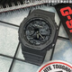 Casio (Casio) Octogonal Black Warrior GSHO Farmhouse Oak Carbon Fiber Watch GA21001A12110et GA-2100-4 [Rojo chino] 45 mm que contiene películas que contiene películas