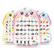 
Children's early childhood education audio poster baby cognition and reading pictures and learning pinyin English letter learning card learning machine cloth book to understand animals