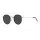[Same style of Liu Renna] Women's sunglasses 2025 new retro round metal small frame sunscreen sunglasses 826 gold frame tea sheet [glass box + mirror cloth]
