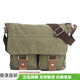 Slazenger Japaner Retro Workwear Trendy Multipocket großer Kapazität Cowide Leinwand Postbeutel Canvas Kameratasche Crossbody Black Gift Box