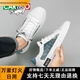 
Katile Crocodile EY7374 Summer Breathable Casual Men's Shoes Embroidered Canvas Shoes Fashion and Versatile White Shoes Bee Brown 44