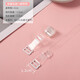 
JIOESC transparent shoulder strap invisible non-slip underwear accessories transparent suspender adjustable markless bra strap removable strap transparent 1.0cm [4 pairs]