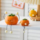 
Yonghuan series stilt doll ornaments decoration for living room desktop children's room bedroom small gift, persimmon, persimmon, free glue