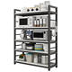 
Sanqihu kitchen large capacity storage rack floor-standing multi-layer microwave oven oven electrical cabinet multi-function pot storage rack 3-layer 12035