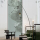 Nouveau style chinois Décoratif canapé de canapé fond d'entrée de salle à manger salle de thé étude peinture peinture encre lotus zen peinture peinture y-693-1 yuhe 70 * 210 élégant cadre d'images en aluminium noir élégant haut de gamme haut de gamme