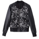 
ROMON (ROMON) jacket for women's black leather jacket for spring and autumn 2025 new fashion high-end and super good looking small motorcycle short jacket black M