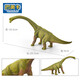 Bameka Brachiosaurus Grande collection de dinosaures solide modèle de jouet simulation Jurassic Animaux hommes et femmes cadeaux d'anniversaire enfants