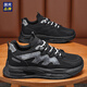 Chaussures masculines de la maison grêle pour l'été Nouvelles chaussures en maille respirante pour les baskets à semelles épaisses pour hommes chaussures de papa F653 beige 41