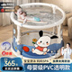 Xiha Swimming Baby Swimming Bucket Home Use 0-3 Years Old Newborn Children's Extra Large Swimming Pool Baby Bath Bath Bucket Foldable Extra Large Transparent Visible Deluxe Neck Round Set Meal