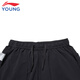 
Li Ning (LI-NING) children's clothing children's sports pants for girls, small and big children's quick-drying reflective logo training unrestrained shorts 160YKSV232-1