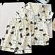 
Shiru Meng Summer Children's Pajamas Women Short Sleeve Shorts Girls 2025 New Summer Princess Sweet Student Girls Home Clothing 752# Soft and Skin-friendly [Short Sleeve + Shorts] 110 Children's 8 size 100-110CM 30-40Jin[Jin equals 0.5 kg]