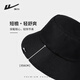 Pull back pure cotton breathable sun hat men's spring and summer outdoor cycling sun hat large brim fisherman hat mountaineering sun hat black one size