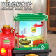 
MaiCeyi electric steam train universal wheel spray locomotive model children boy toy car bumper car 1-3 years old [battery version] electric universal walking spray train-B