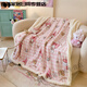 Shantou Lincun Sanrio Double-layer Milk Velvet Lamb Velvet Blanket Melody Air Conditioning Blanket Office Nap Blanket Sofa Cover Blanket Lamb Velvet-Polka Dot Kitty 70X100cm Children's Blanket