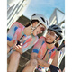 
Shengheng cycling suits for women, new cycling sportswear, quick-drying spring and summer women's long-sleeved bicycle suit, breathable top, mountain smoke embroidered powder S