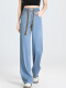 Yishi versátiles jeans de nueve puntos para mujeres, jeans de seda de hielo elástico para mujeres, 2025 estilo delgado de verano suelto y delgado, pequeño 9 puntos 9, azul claro de nueve puntos 9.755y 26 recomendado de 80 a 90 Jin [Jin equivale a 0.5 kg]