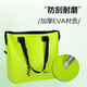 Portable fishing gear bag fish protective bag extra large capacity fishing gear storage waterproof fishing bag portable fishing gear bag fluorescent green