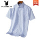 Playboy (Playboy) Daddy Sommer Kurzarm Shirt Top 2025 Neues lässiges loser Herren-Shirt Daddy Kurzärmler Kleidung DX6624 40 Gewicht über 130145jin [Jin ist 0,5 kg]