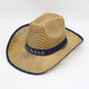 Sommersonne Hut Outdoor Fischer westlich Grasland Sonnenschutz Sonnenschild Fischertourismus Männer und Frauen Cowboy Strohhut Flat Edge Wein rot