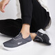 Huili senior shoes men's shoes comfortable middle-aged and elderly casual shoes dad shoes breathable mother shoes KGH1477 black gray 43