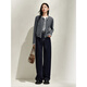 Jiuzi Annako retro casual denim style loose dark blue denim scimitar pants women's spring new style 2025 Zhangqing-second batch KWFQ12172 M
