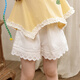 
LUSON Little O Bao Children's Clothing Baby Heavy Industry Full Embroidery Little Daisy Dress Women's Summer 2025 Girls' Lace Puffed Princess Skirt