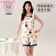 
Modal integrated pajamas with breast pad for women in summer pure cotton thin vest for women in summer sleeveless home clothes suit for women in outdoor clothes - Y9859 M Women Recommended 80-100Jin [Jin equals 0.5 kg]