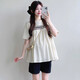 Geman Maternity Top Summer 2025 Новая модная футболка с коротки