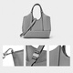 Dissona [neues Produkt] Frauenbeutel Yoga Eimer Bag One-Shoulder Crossbody Bag Einkaufstasche Muttertasche große Kapazität Pendeln Handtasche Weiß