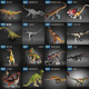 Bameka Brachiosaurus Grande collection de dinosaures solide modèle de jouet simulation Jurassic Animaux hommes et femmes cadeaux d'anniversaire enfants