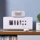 Haofanjie plug-in board storage box socket desktop power cable data cable charger desk dormitory wire management plug-in wire storage box [30*13*13cm]