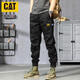 Carter (CAT) Pantalon de travail pour hommes pantalons de lavage à printemps masculins pantalons multi-sacs de coton américain en plein air 679 Noir Style régulier 28 Recommandé 90-110jin [Jin est égal à 0,5 kg]